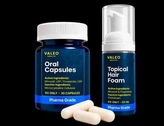 Hair Growth Pills and Foam Combo 
