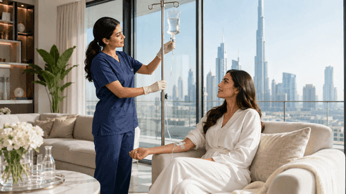 Everything You Need to Know About at-home IV Drips in Dubai | Benefits, Side Effects & More 